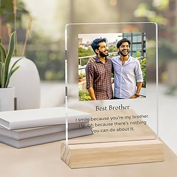 Photo With Wooden Stand