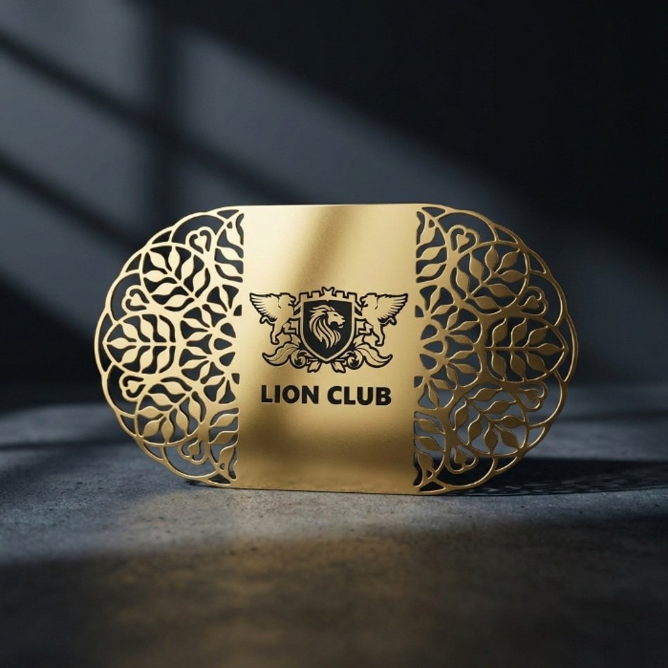 Gold Metal Card